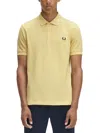 Fred Perry Mens Champions Gold Brand-embroidery Short-sleeves Cotton-knit Polo Shirt Xxl In Yellow