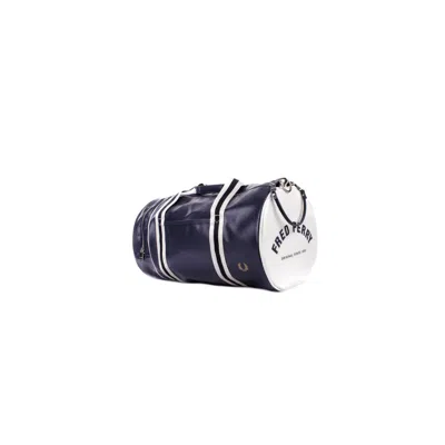 Fred Perry Man Bagged L7255 635 Fp Classic Bag Barrel Blue Beige