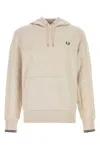 Fred Perry Melange Sand Cotton Sweatshirt