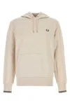 Fred Perry Fp Tipped Hooded Sweatshirt M2643 W50 In Brown