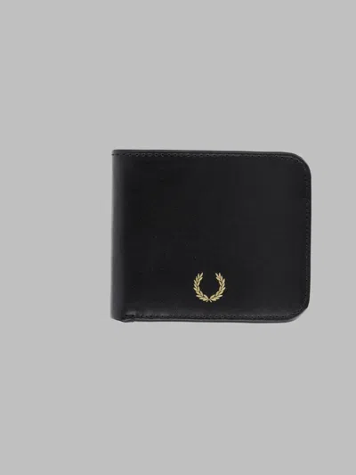 Fred Perry Men's 100% Leather Wallet In Black