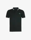Fred Perry Twin Tipped Shirt In Green
