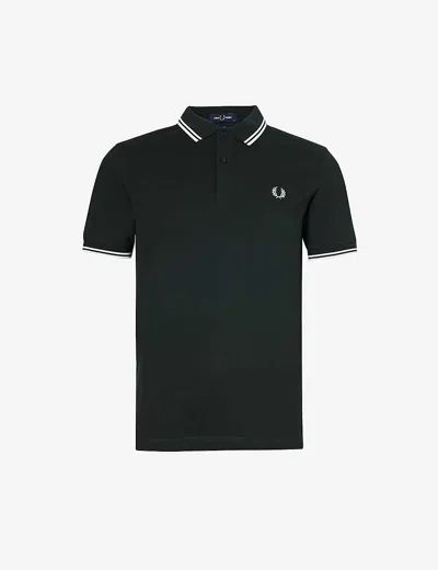 Fred Perry T-shirts And Polos Green In Verde Blu E Verdi