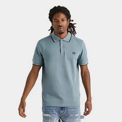 Fred Perry Men's Twin Tip Polo Shirt In Blue