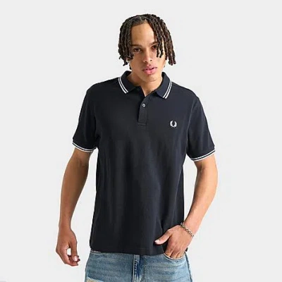 FRED PERRY MEN'S TWIN TIP POLO SHIRT