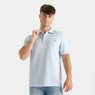 Fred Perry Men's Twin Tip Polo Shirt In Blue