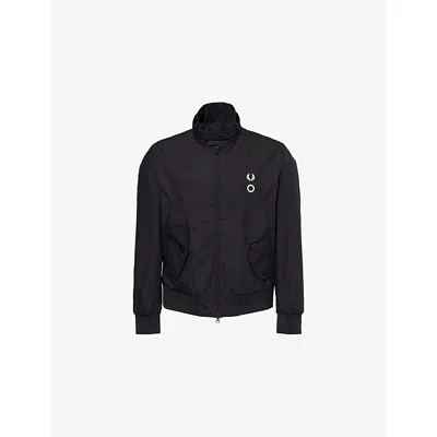 Fred Perry Mens Black  X Craig Green Pocket Relaxed-fit Woven-blend Jacket