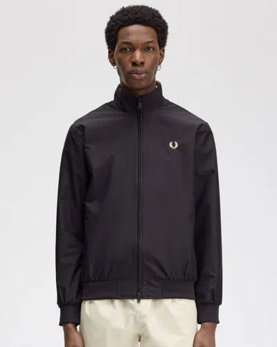 Fred Perry Mens Brentham Jacket In Black