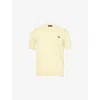 Fred Perry Mens Champions Gold Brand-embroidery Short-sleeves Cotton-knit Polo Shirt Xxl In Yellow