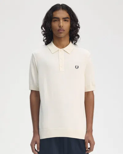 Fred Perry Mens Cotton Knitted Shirt