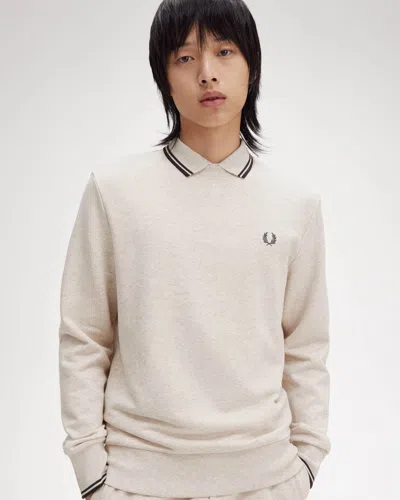 Fred Perry Mens Crew Neck Sweatshirt