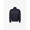 Fred Perry Mens Brand-embroidered Regular-fit Woven Jacket Navy Xxl In Navy