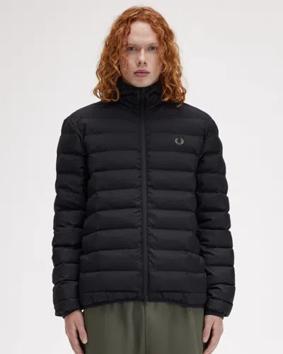 Fred Perry Mens Hooded Padded Jacket