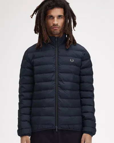 Fred Perry Mens Insulated Jacket In Blue