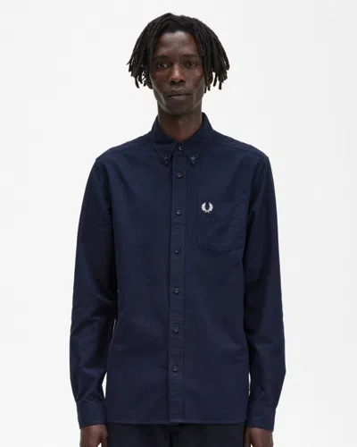 Fred Perry Mens Long Sleeve Oxford Shirt Nos
