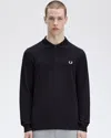 Fred Perry Logo-embroidered Wool-blend Polo Shirt