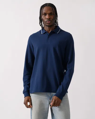 Fred Perry Mens Long Sleeve Twin Tipped Polo  Shirt