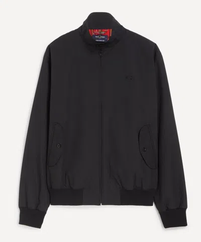 Fred Perry Mens Made In England Harrington Jacket In Black