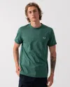 Fred Perry Mens Ringer T-shirt In Green