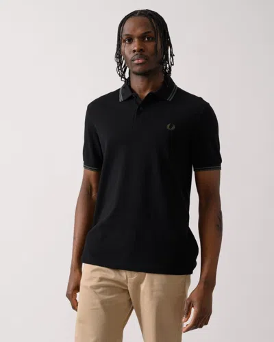 Fred Perry Mens Twin Tipped Signature Polo Shirt S/s 25