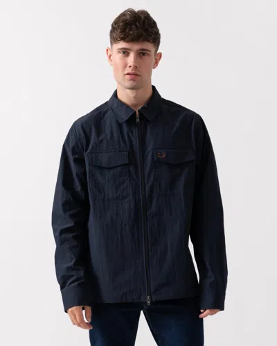 Fred Perry Mens Zip Overshirt