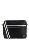 Fred Perry Midnight Blue Canvas Shopping Bag In Blue