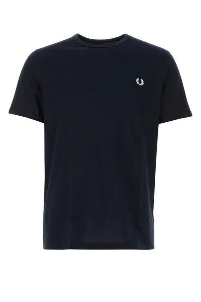 Fred Perry Midnight Blue Cotton T-shirt