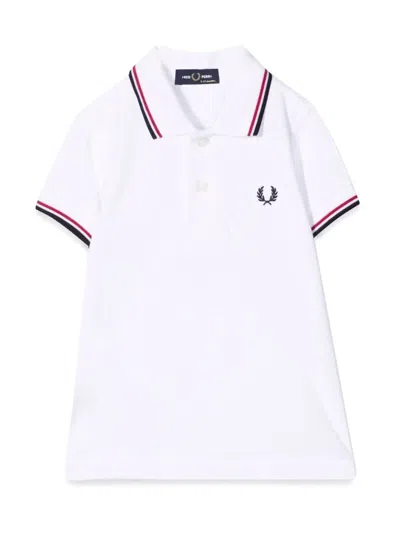 Fred Perry Mini First T-shirt For Boys In White