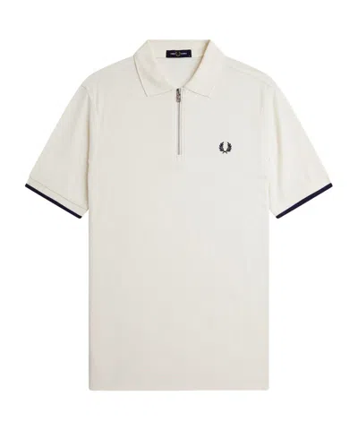 Fred Perry Minimalist Shortsleeve Top In White