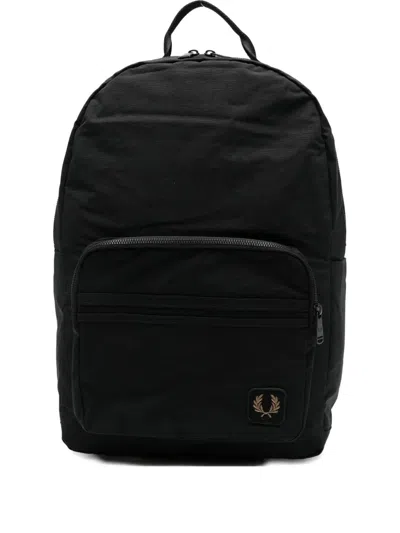 Fred Perry "" Nylon Badge Backpack