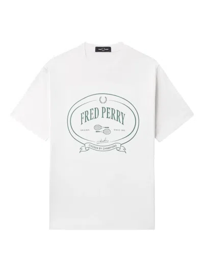 Fred Perry Mens Chosen By Champions T-shirt In White
