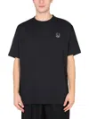 Fred Perry Oversized Logo T-shirt In Black