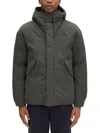 Fred Perry Padded Jacket With Hood And Drawstrings