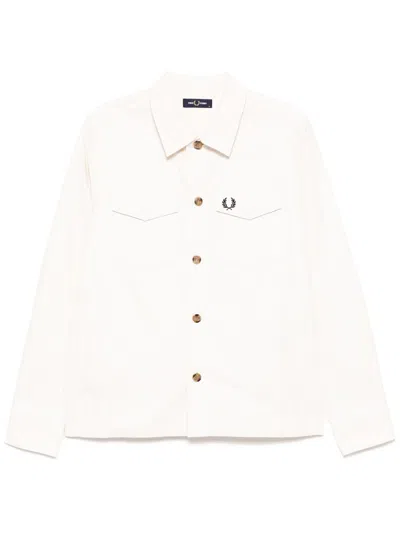 Fred Perry Patch Pocket Shirt In 中性色