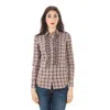 Fred Perry Pink Cotton Shirt In Multi