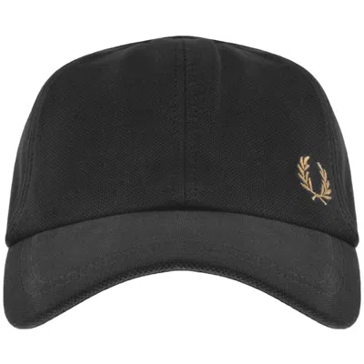 Fred Perry Pique Classic Cap Black