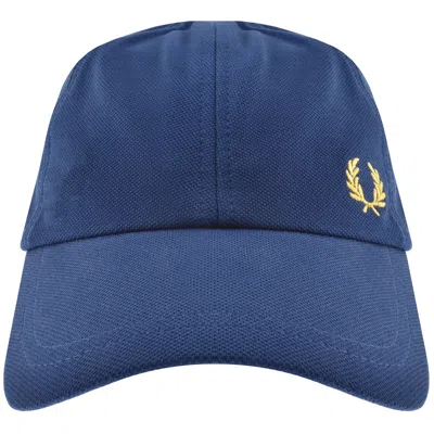 Fred Perry Pique Classic Cap Blue