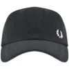 Fred Perry Logo Embroidered Baseball Cap In Black
