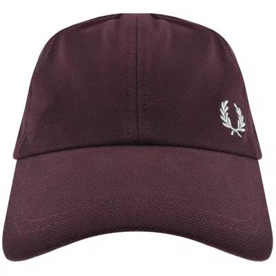 Fred Perry Pique Classic Cap Red