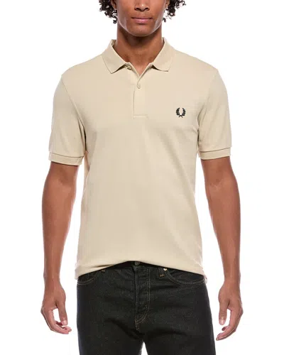 Fred Perry Pique Polo Shirt In Brown