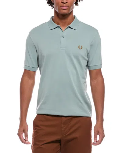 Fred Perry Pique Polo Shirt In Green