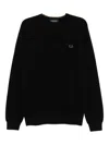 Fred Perry Sweatshirt With Logo In Black