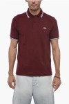 Fred Perry Logo-embroidered Cotton Polo Shirt