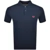 Fred Perry Plain Polo T Shirt Tennis Blue In Blue
