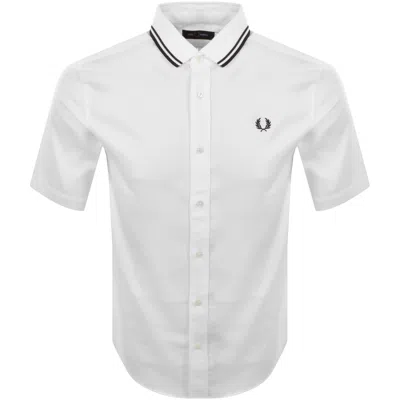 Fred Perry Polo Collar Shirt White