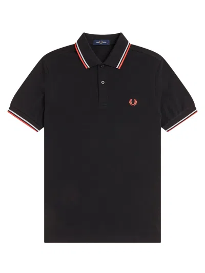 Fred Perry Polo Con Logo In Black