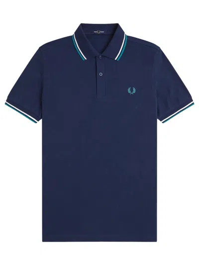 Fred Perry Polo Con Logo In Blue