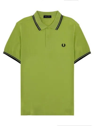 Fred Perry Polo Con Logo In Metallic