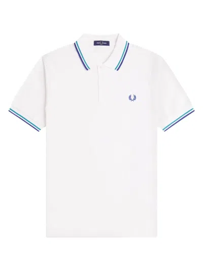 Fred Perry Polo Con Logo In White