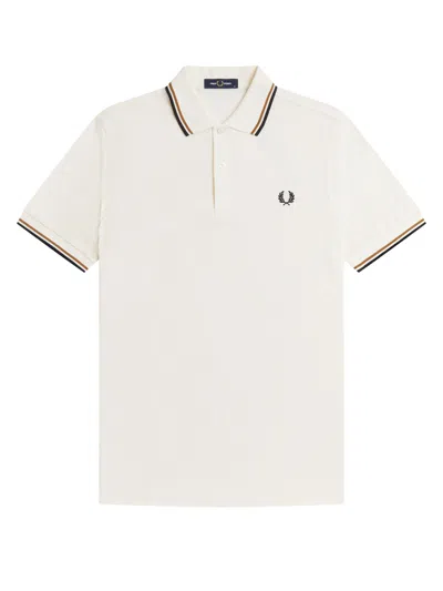 Fred Perry Polo Con Logo In White